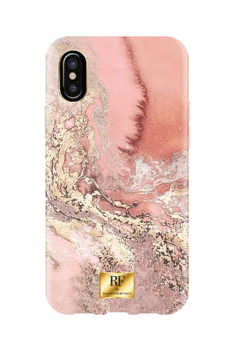 UTGATT4 - Rf By Richmond & Finch Case iPhone X/Xs Pink Marble Gold