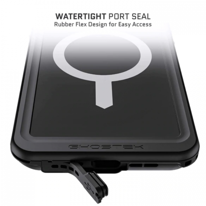 UTGATT5 - Ghostek Nautical Slim Vattentt MagSafe Skal iPhone 13 Pro Max - Svart