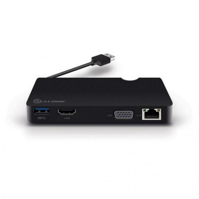 UTGATT1 - ALOGIC USB 3.0 dockningsstation m. HDMI, VGA, Ethernet och USB