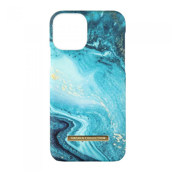 UTGATT1 - Onsala Collection Mobilskal iPhone 11 Pro - Soft Blue Sea Marble