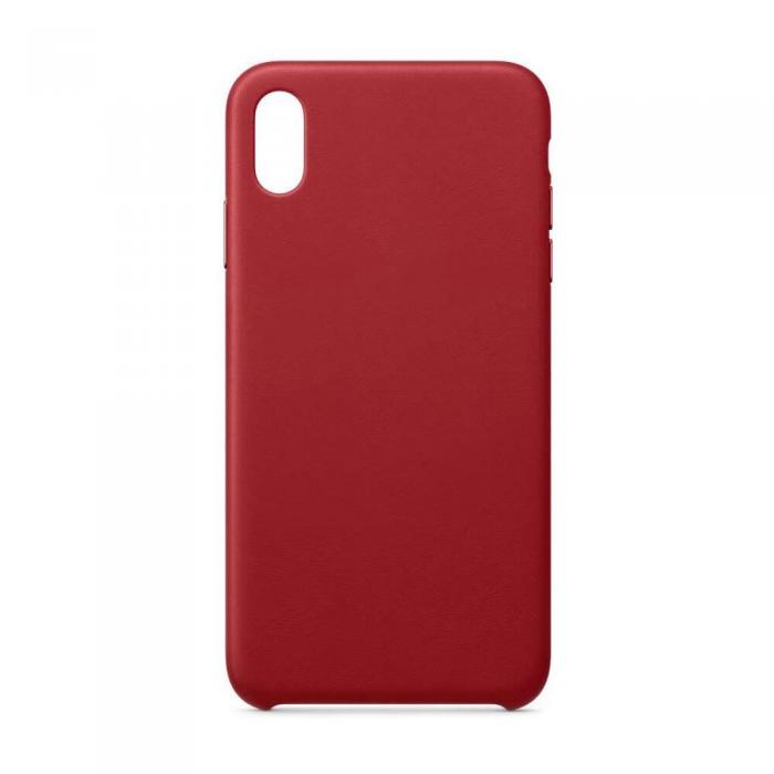 UTGATT5 - ECO Leather Case skal iPhone XS Max Rd