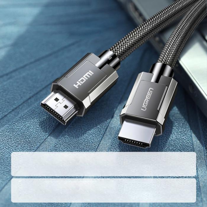 UTGATT5 - UGreen HDMI 2.1 Kabel 8K 60 Hz/4K 120 Hz 1 m Gr