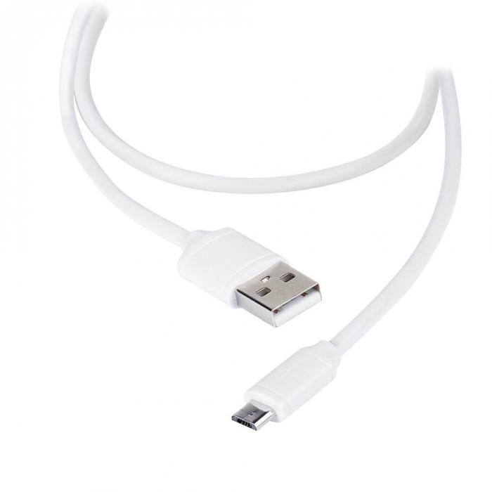 UTGATT1 - Vivanco Micro-USB Sync-laddkabel 1,2m - Vit