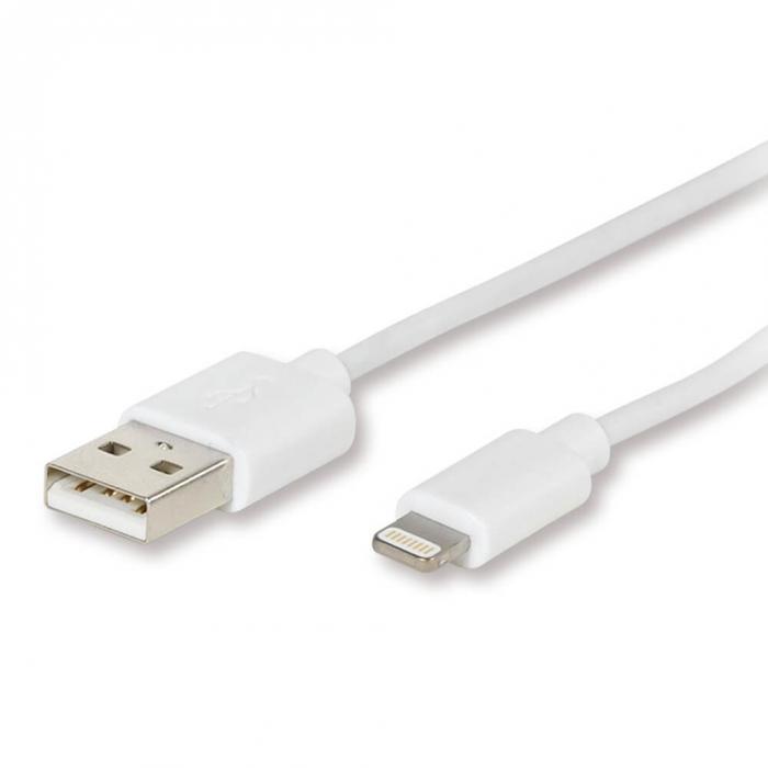 UTGATT1 - Vivanco USB Hemladdare Plus Lightning kabel 2.4A - Vit
