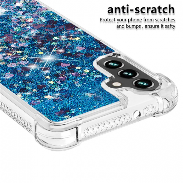 A-One Brand - Galaxy A34 5G Mobilskal YB Quicksand Glitter TPU - Bl