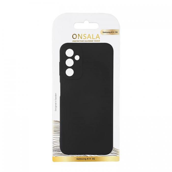Onsala - Onsala Galaxy A14 5G Mobilskal Silicone - Svart
