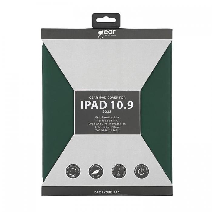 GEAR - Gear iPad 10.9 (2022) Fodral Soft Touch - Grn
