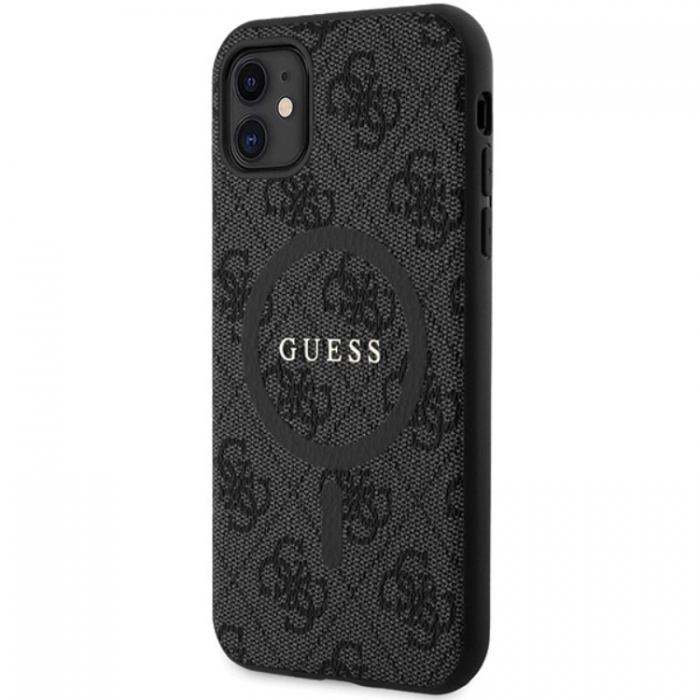 Guess - Guess iPhone 11/XR Mobilskal Magsafe 4G Collection - Svart