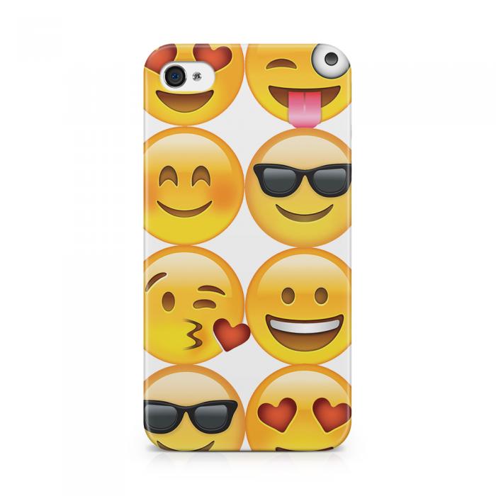 UTGATT5 - Skal till Apple iPhone 4S - Emoji - Smileys