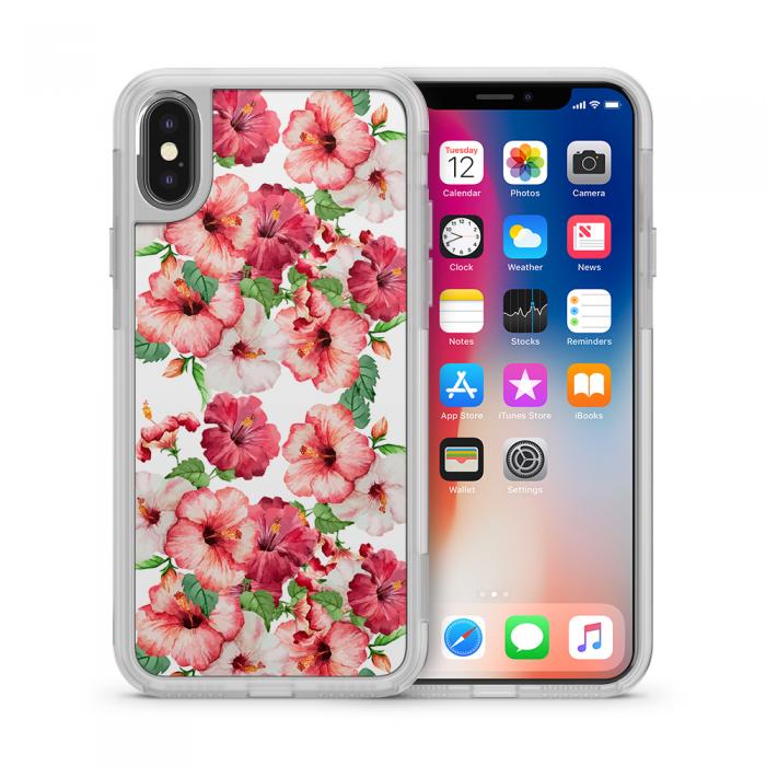 UTGATT5 - Fashion mobilskal till Apple iPhone X - Floral painting