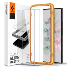 Spigen - Spigen [2-PACK] Google Pixel 7 Härdat glas Alm Glas.tr - Clear