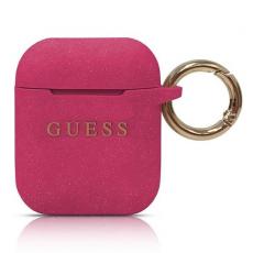 Guess - Guess airpod skal Silikon - Fuchsia