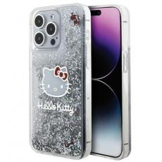 Hello Kitty - Hello Kitty iPhone 15 Pro Max Mobilskal Liquid Glitter Charms