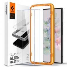 Spigen - Spigen [2-PACK] Google Pixel 7 Härdat Glas Skärmskydd Alm Glas.tr - Clear