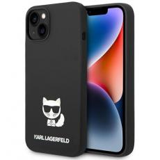 KARL LAGERFELD - Karl Lagerfeld iPhone 14 Skal Silikon Choupette Body - Svart