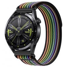 Binghong - Galaxy Watch Armband Hoco Nylon (20MM) - Iridecsent Svart
