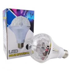 OEM - Disco LED-lampa Mini Partyljus RGB roterande E27 LBCRL