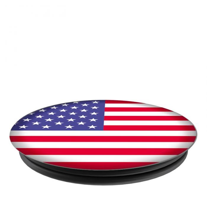 UTGATT5 - PopSockets American Flag Grip med Stllfunktion