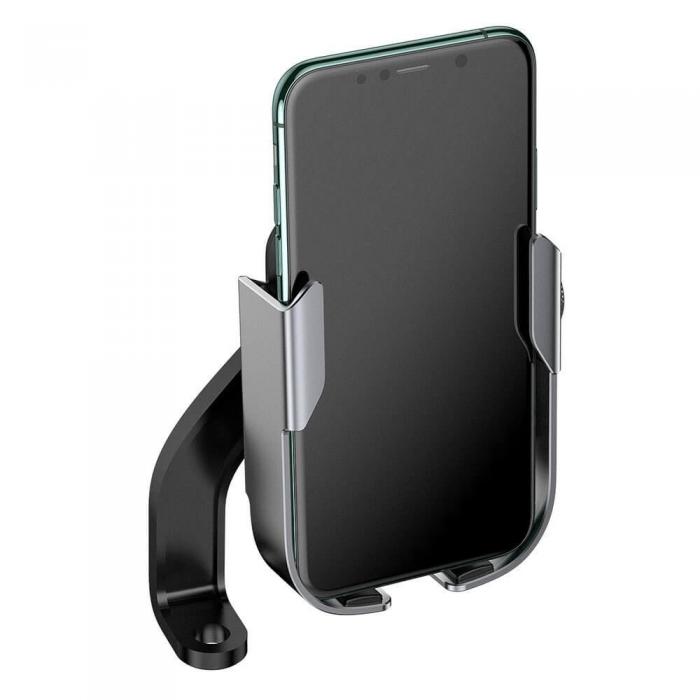 UTGATT5 - Baseus Justerbar telefon cykelhllare spegel Silver
