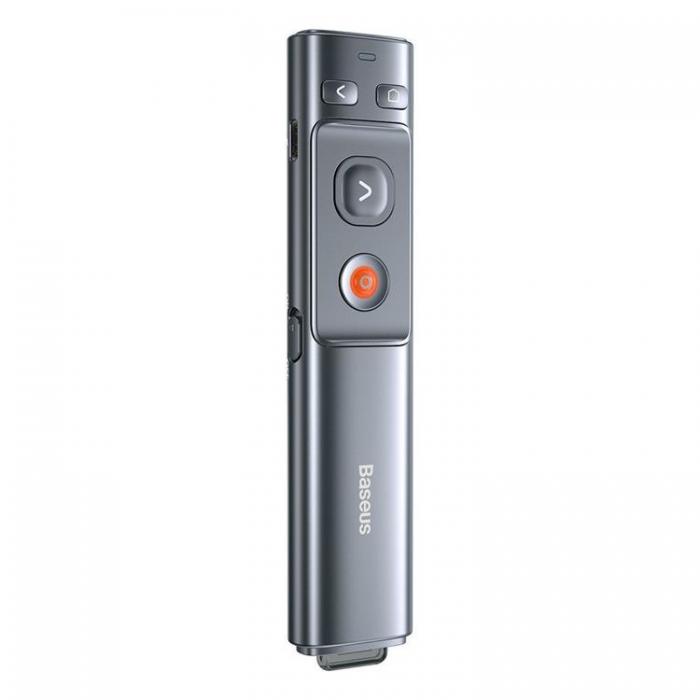 BASEUS - Baseus Orange Dot Wireless Presenter (Rd Laser) - Gr
