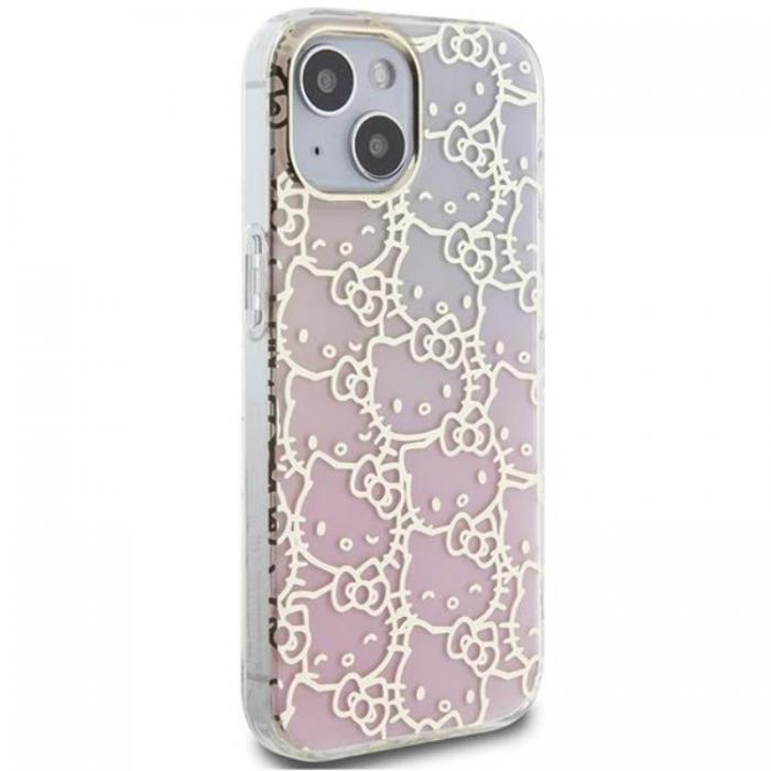 Hello Kitty - Hello Kitty iPhone 15 Mobilskal IML Gradient Electrop Crowded