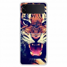 Taltech - Galaxy Z Flip4 5G Mobilskal Pattern Printing - Tiger