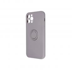 TelForceOne - iPhone 11 Finger Grip Skal Ljusgrå - Skyddande Telefonfodral