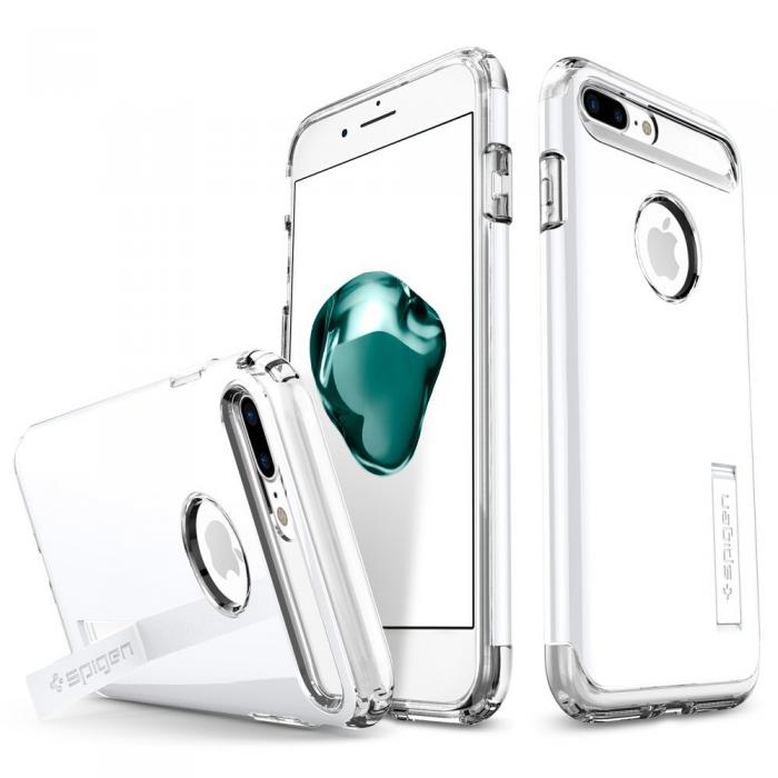 UTGATT5 - SPIGEN Slim Armor Skal till Apple iPhone 7 Plus - Jet White