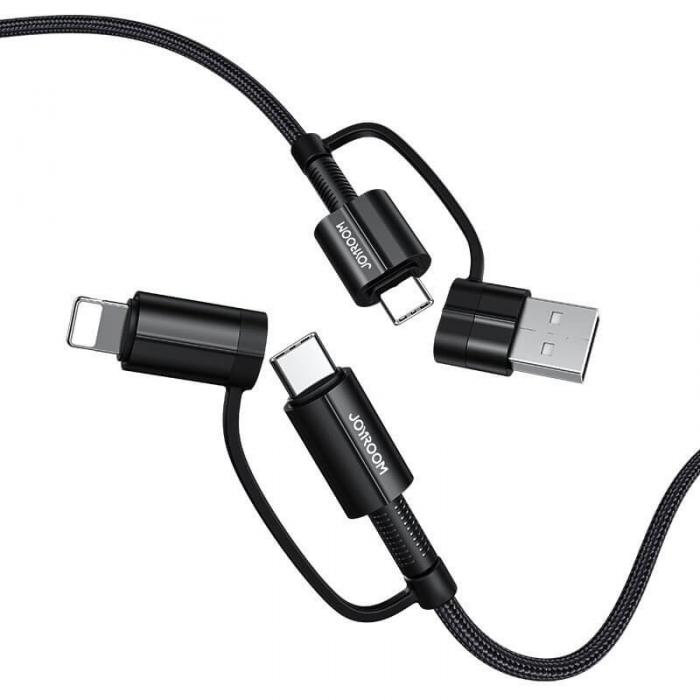 UTGATT1 - Joyroom 4in1 USB Type C/USB - USB Type C/Lightning 3 A 60 W 1,8m