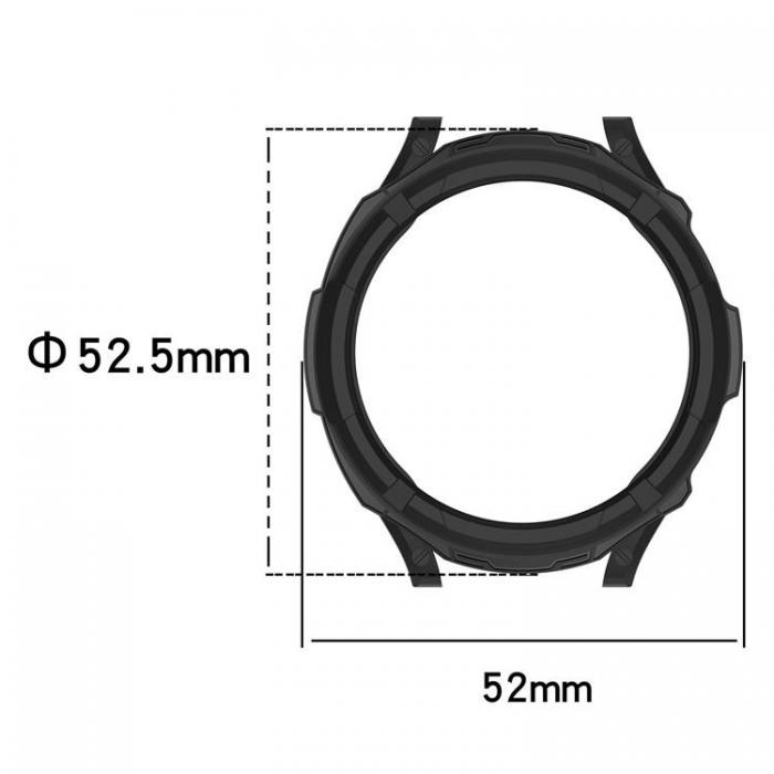 A-One Brand - Galaxy Watch 6 Classic (47mm) Skal TPU med Bezel Ring - Svart