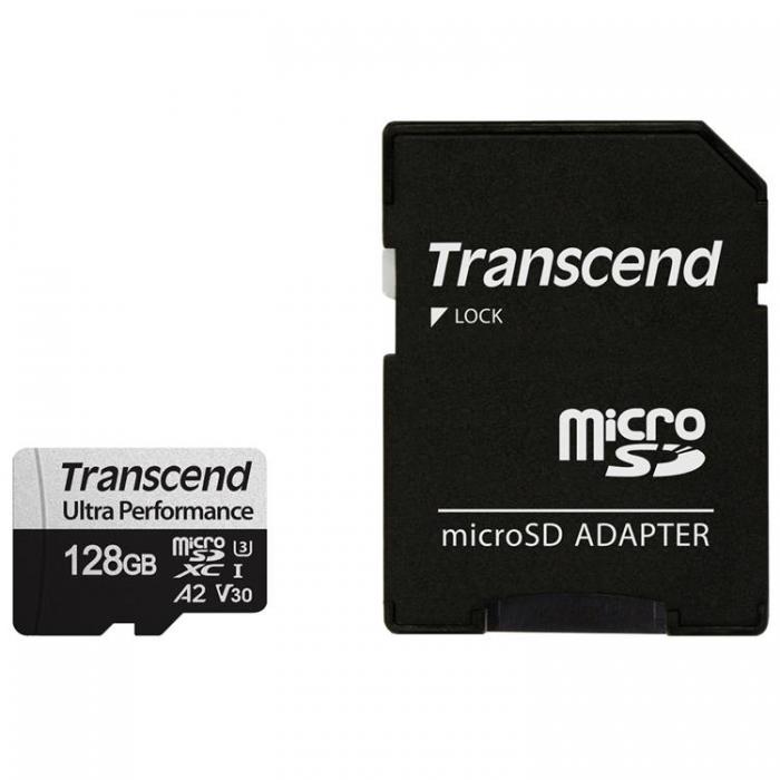 Transcend - TRANSCEND MicroSDXC 340S 128GB U3 A2 V30 (R160/W125)