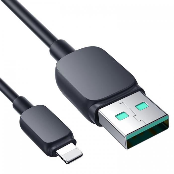 Joyroom - Joyroom USB-A till Lightning kabel 2m - Svart