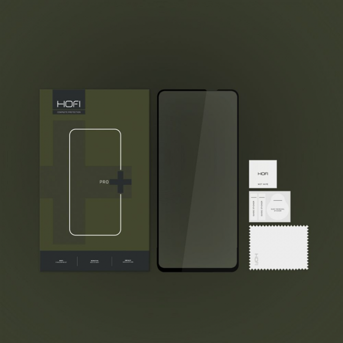 Hofi - Hofi Xiaomi Redmi Note 12S Hrdat Glas Skrmskydd Pro Plus - Svart