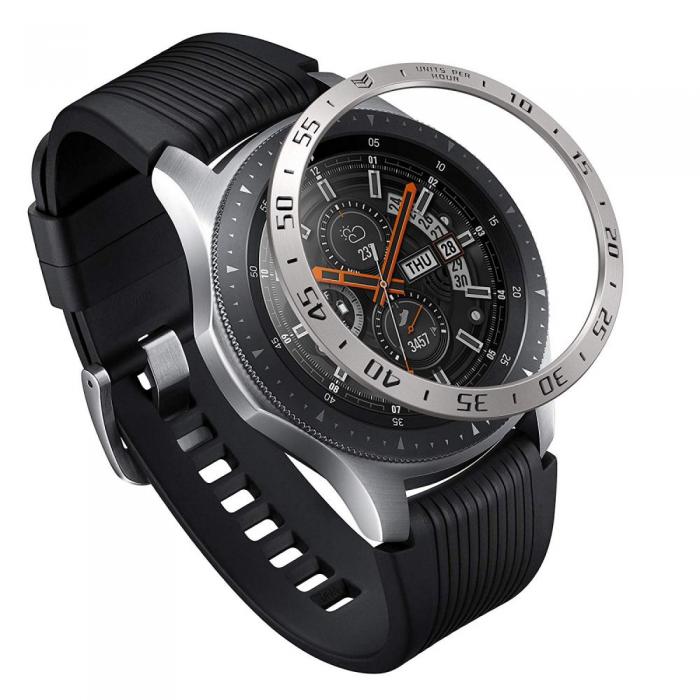 UTGATT5 - RINGKE Bezel Styling Galaxy Watch 46Mm Rostfritt Silver