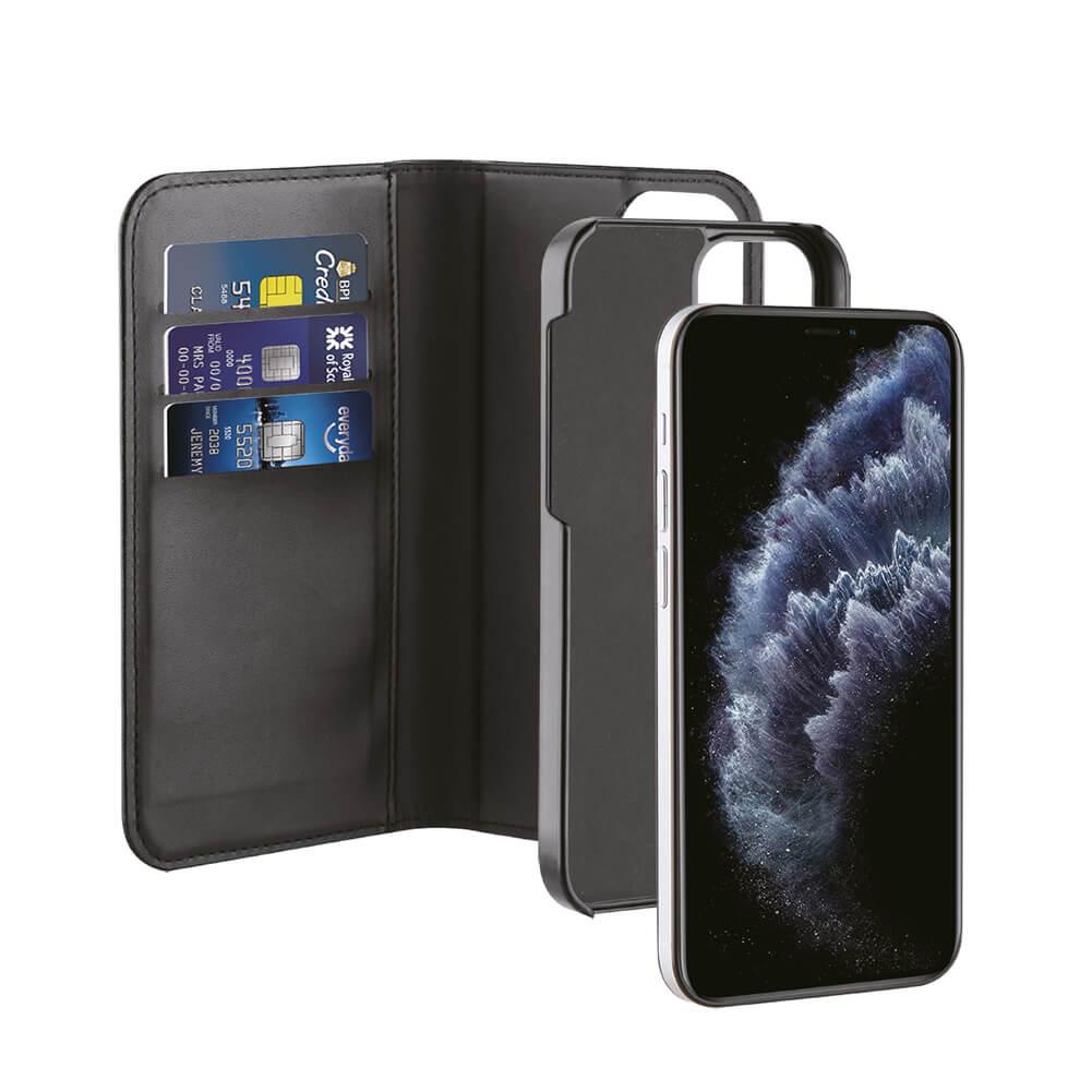 Vivanco 2i1 Plånboksfodral iPhone 12 mini Svart | 2353 | AlltMobil