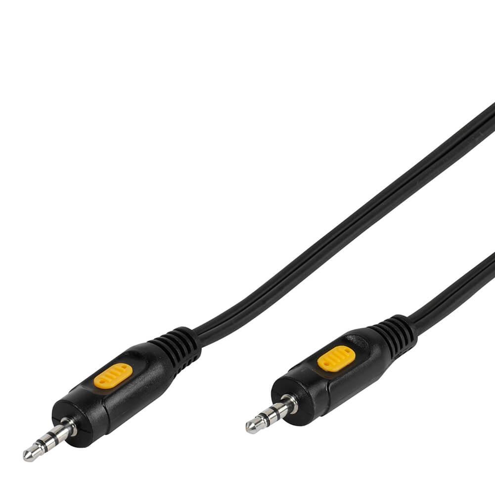 Vivanco Audiokabel, 1x3.5mm Hane 5m Svart | 3541 | AlltMobil