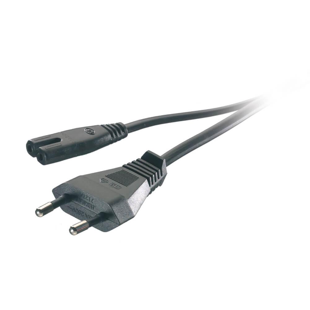Vivanco Nätkabel Euro Japan 8 1,25m - Svart | 3541 | AlltMobil