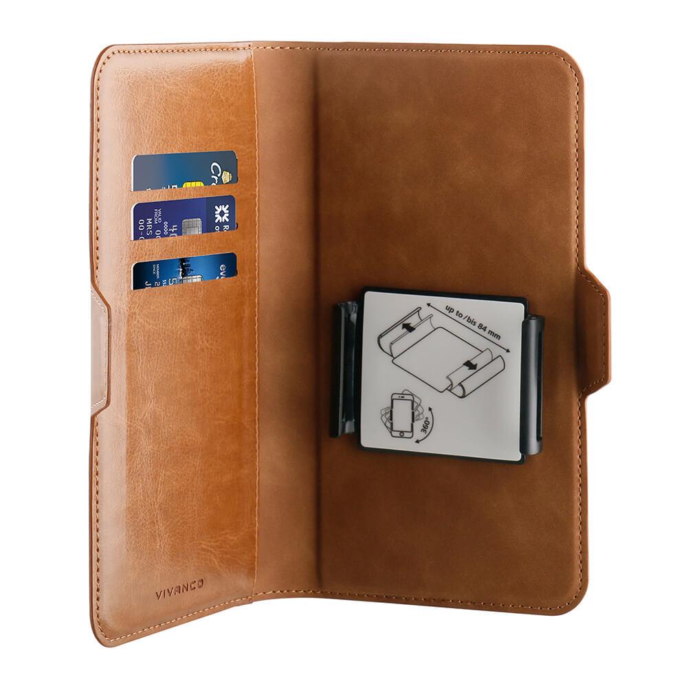 Vivanco Universal Plånboksfodral XL 3-kort Brun | 264 | AlltMobil