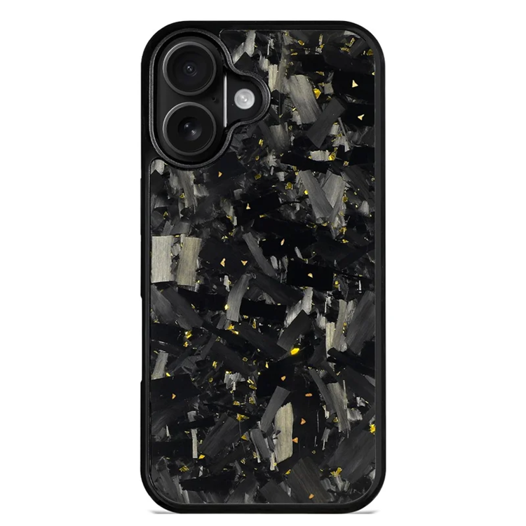 iPhone 17 Mobilskal MagSafe Aramid Fiber Large Texture - Guld | 2353 | AlltMobil