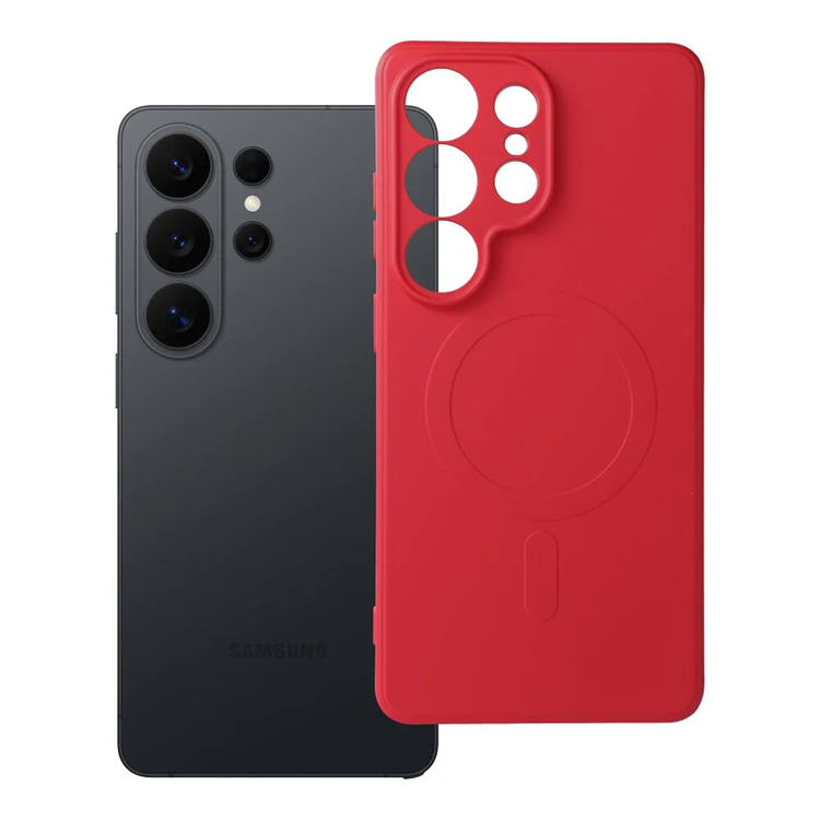 Mobilskal För Galaxy S26 Ultra Magsafe Silikon - Svart | 2353 | AlltMobil