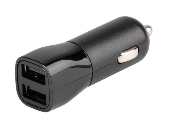 Vivanco 2xUSB Billaddare (2.4A+1A) 12/24V Svart | 505295 | AlltMobil