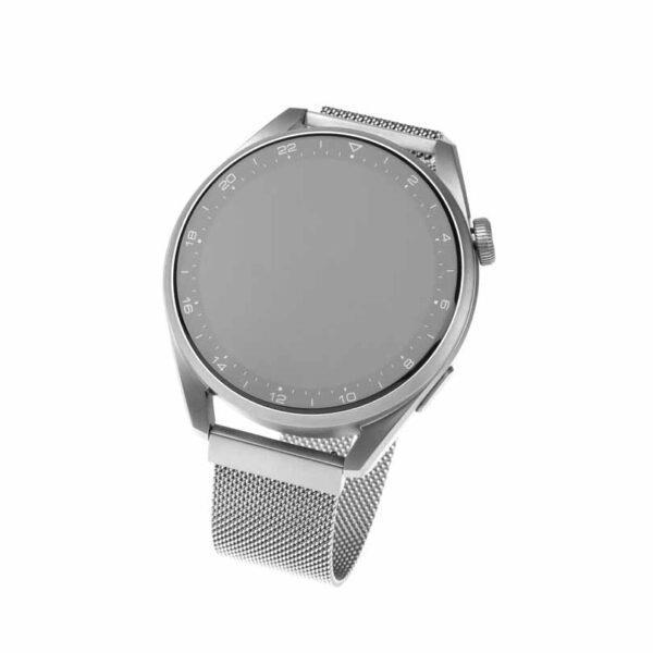 Fixed Smartwatch Armband (22mm) Mesh - Silver | 5123 | AlltMobil