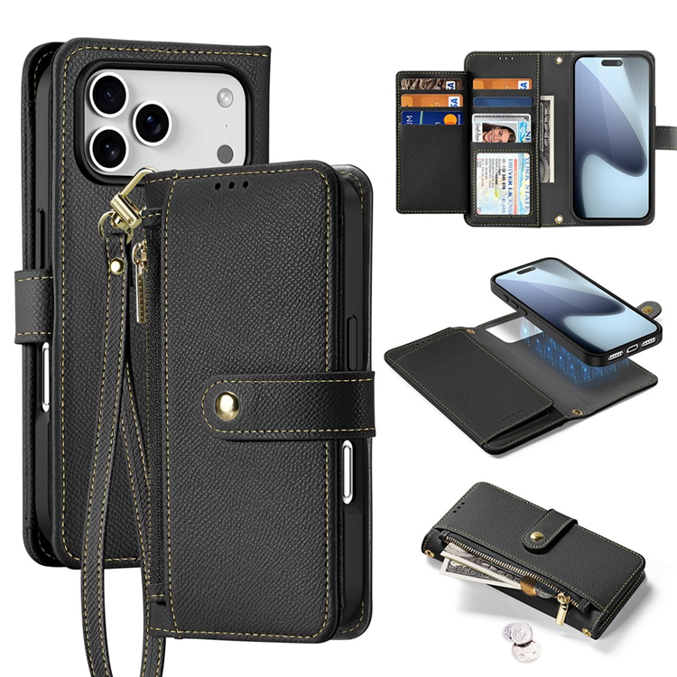 Dux Ducis iPhone 17 Pro Max Plånboksfodral MagSafe Detachable Lawa - Svart | 2353 | AlltMobil