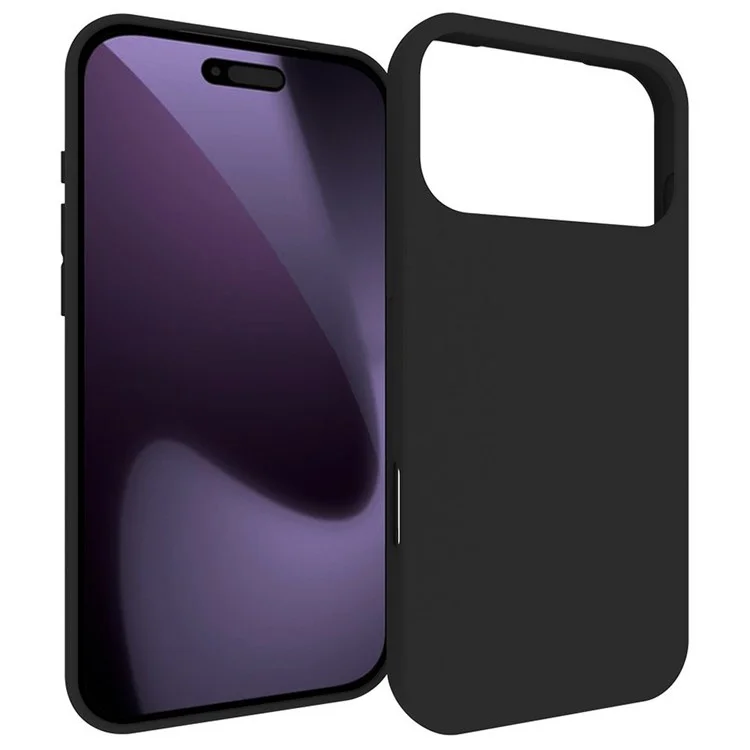 [100-Pack] iPhone 17 Pro Max Mobilskal Flexible TPU - Svart | 2353 | AlltMobil