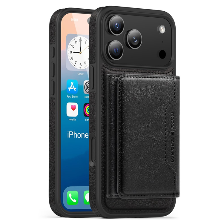 iPhone 17 Pro Mobilskal MagSafe med Detachable Korthållare - Svart | 2353 | AlltMobil