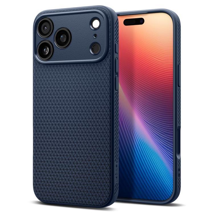 Spigen iPhone 17 Pro Max Mobilskal Liquid Air - Marinblå | 2353 | AlltMobil