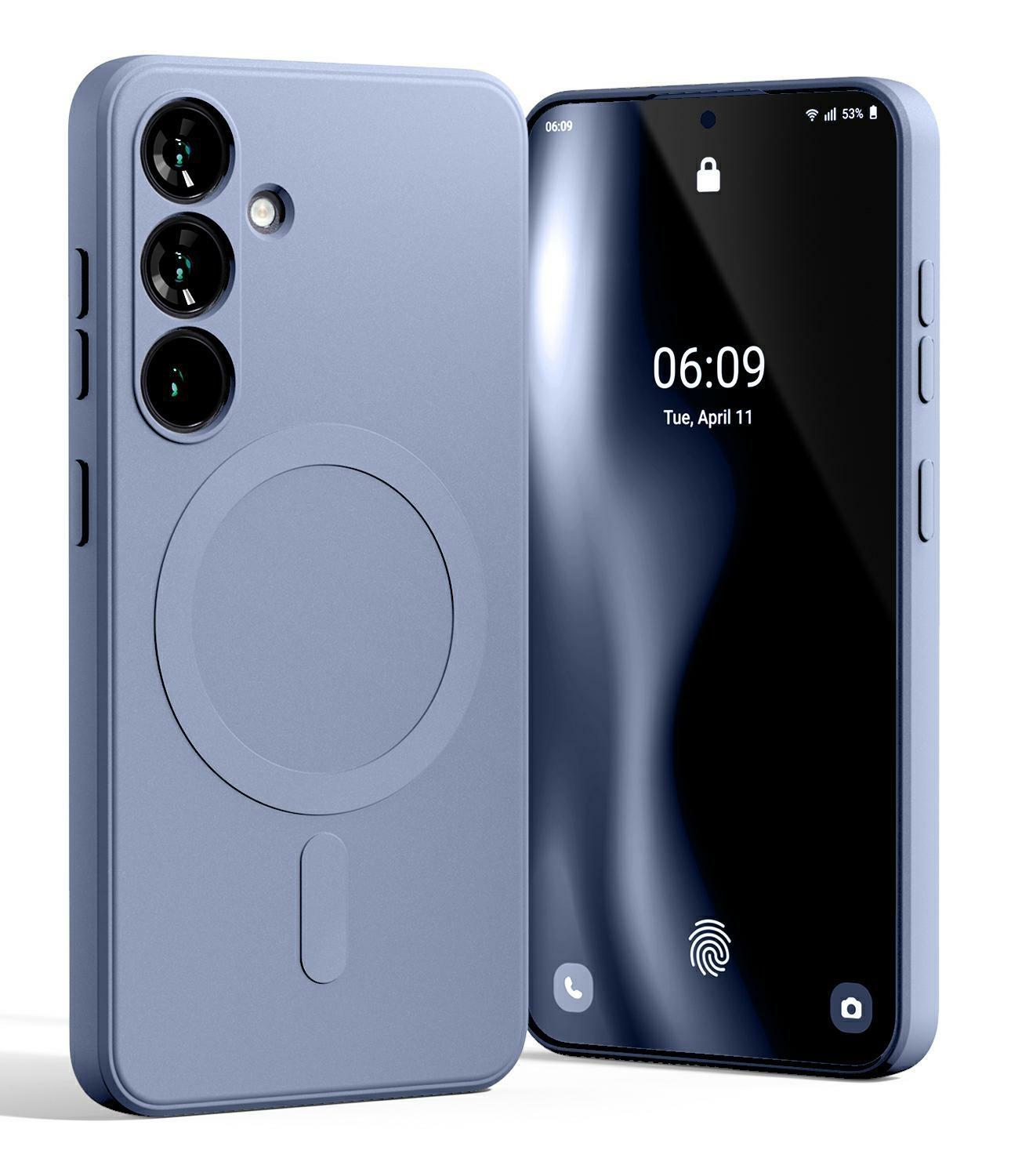 Mercury Mobilskal till Galaxy S25 MagSafe Semi-Silikon - Lavendel