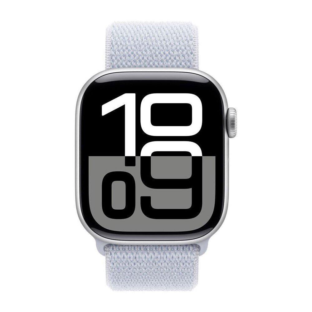 (NY) Apple Watch Series 10 46mm Silver Aluminium Case With Sports Loop - Blå (Blå) | 267 | AlltMobil
