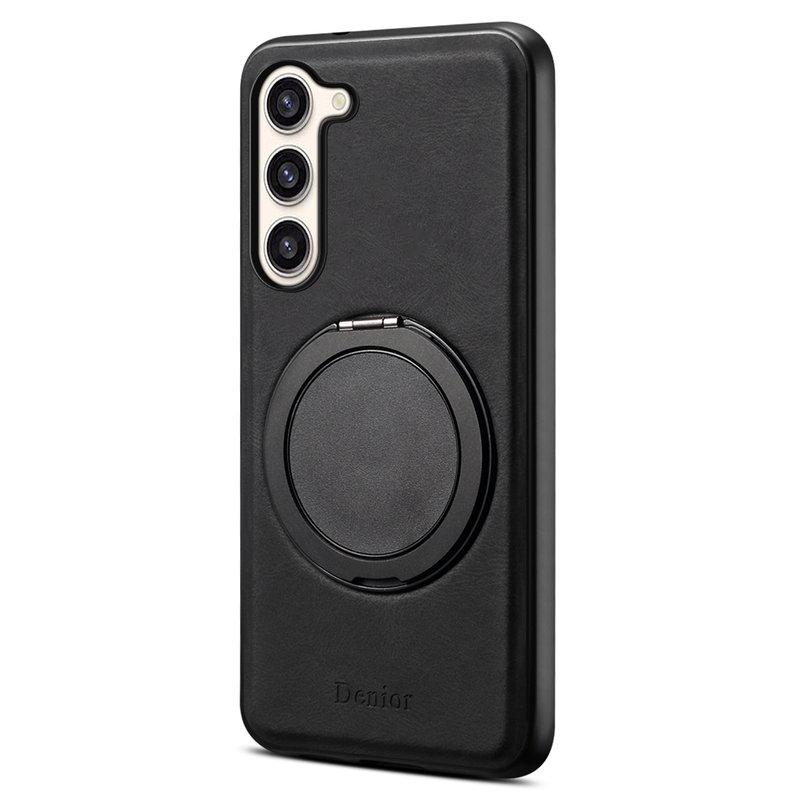DENIOR Samsung Galaxy S23 Plus Magnetiskt Fodral Konstläder - Svart | 2353 | AlltMobil