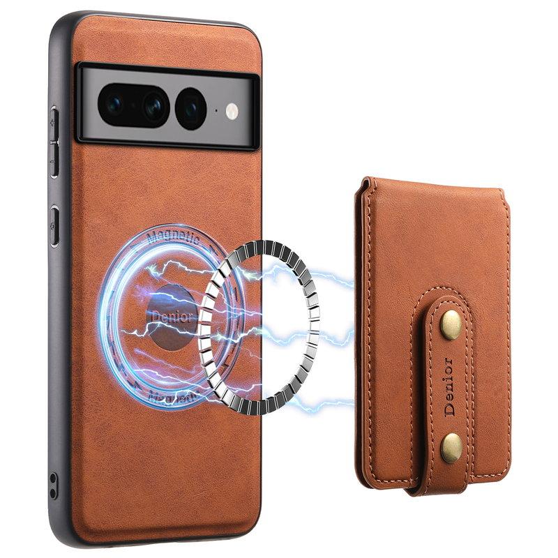 DENIOR D14 Google Pixel 7 Pro 5G Fodral PU+PC+TPU Brun | 2353 | AlltMobil